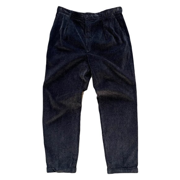 Vintage Yves Saint-Laurent Corduroy Trousers 33 - Picture 1 of 6
